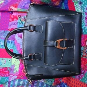 Gorgeous Black Leather Naomi Satchel